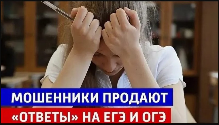 Мошенники продают "ответы" на ЕГЭ и ОГЭ.